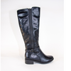 Alana-8 Knee-Length Boots with Chic Side Buckle