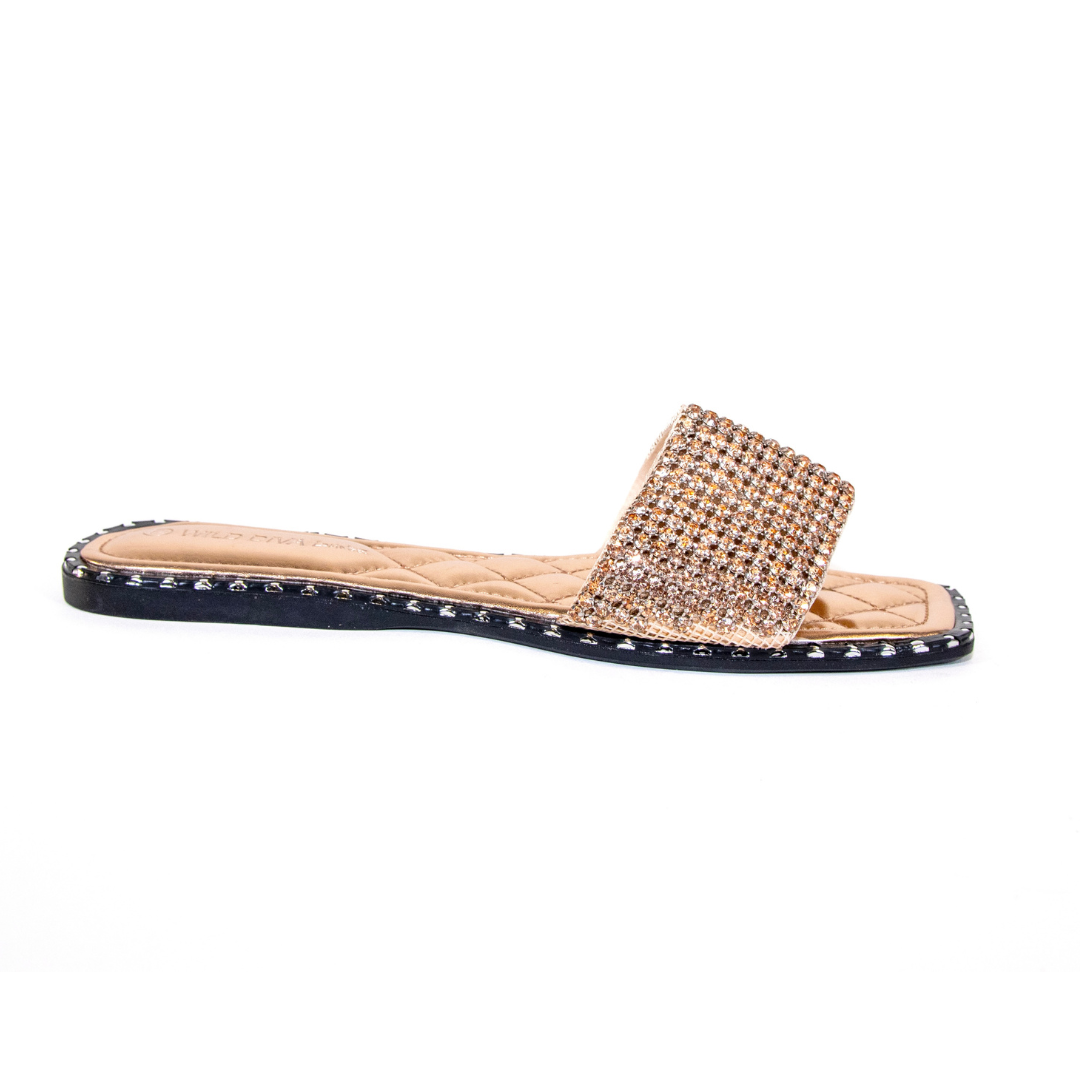 Snowy-05 Quilted Pillowy Sole Sandal