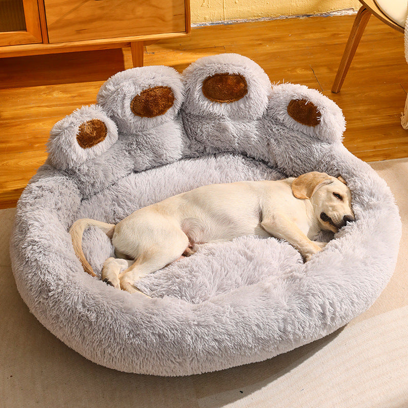 Kennel Warm  Retriever Bed Fleece-lined Sofa Mattress