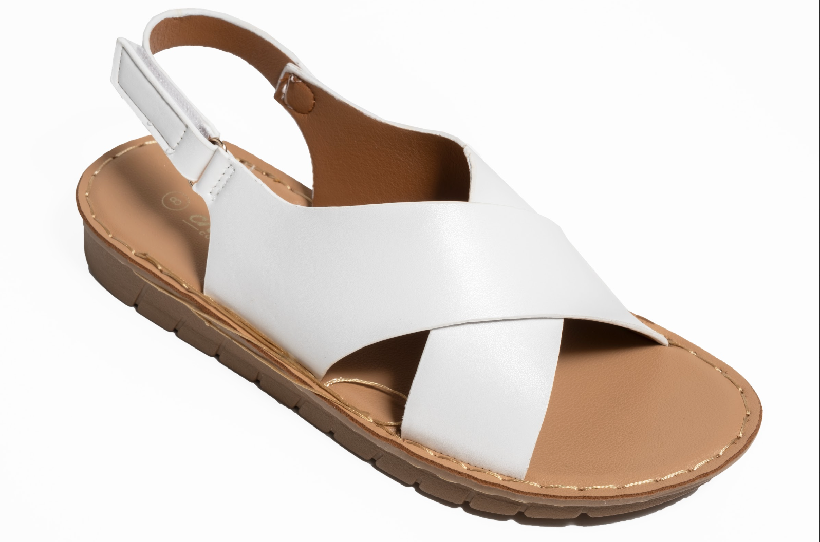 Comfort-5L Chic and Comfortable Crisscross Velcro Sandal