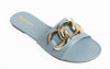 Chain-030 Chic and Sophisticated Flat Sandal