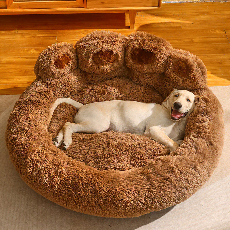 Kennel Warm  Retriever Bed Fleece-lined Sofa Mattress