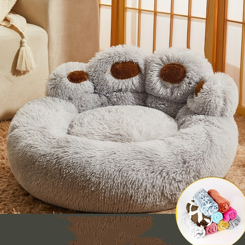 Kennel Warm  Retriever Bed Fleece-lined Sofa Mattress